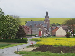 Bécordel-Bécourt: L'église de Bécordel-Bécourt (Somme) - Photo of Morcourt