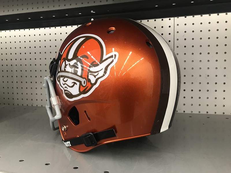 Cleveland Browns Brownie the Elf for Christmas - Football Helmet Collectors