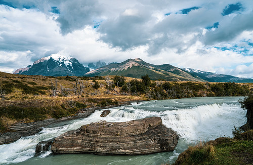 Paine Waterfall, Torres del Paine National Park, Southern Patagonia, Chile <div class='float-right'><a href='https://www.flickr.com/photos/55755444@N06/' target='_blank'>amandaandallan</a> <img src='https://c2.staticflickr.com/66/65535/buddyicons/55755444@N06.jpg' style='border-radius: 50%; height: 48px; width: 48px;'><div>