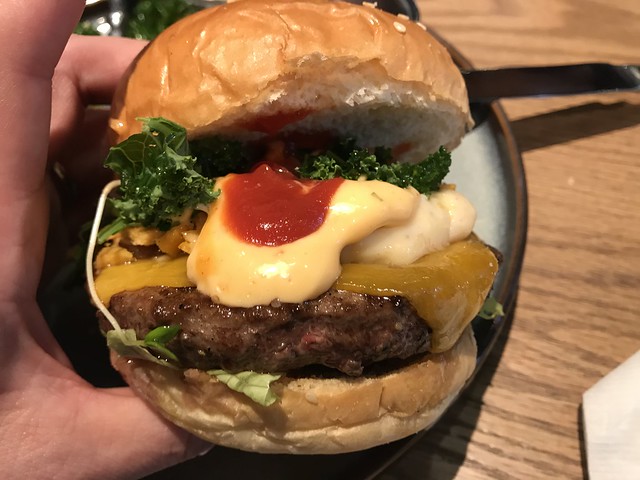 Cheese burger @Blue frog, Shanghai