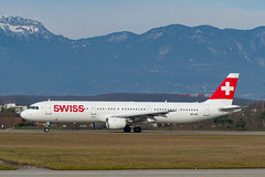 HB-IOF AIRBUS HAMBURG A321-111 A321 c/n 541 → SWISS INTERNATIONAL AIRLINES / SWR // BJ 1995 // auch HB-IOF → TC-JMB → HB-IOF  // - Photo of Prévessin-Moëns