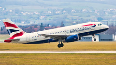 Airbus A319-100 British Airways - Photo of Ornacieux