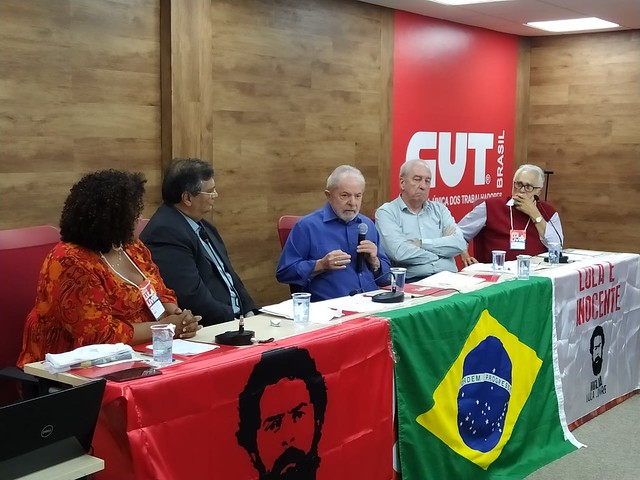O ex-presidente Lula participou da reunião nacional da Campanha Lula Livre, em São Paulo - Créditos: Foto: Sheila de Oliveira