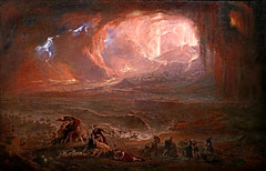 La destruction de Pompéi et d-Herculanum de John Martin (musée du Luxembourg, Paris) - Photo of Thiais