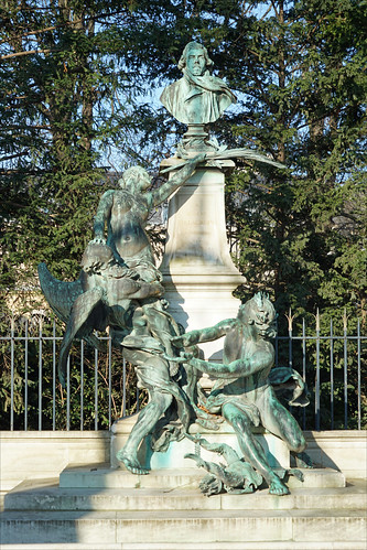Monument à Eugène Delacroix de Jules Dalou (Jardin du Luxembourg, Paris)