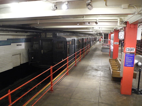 Transit museum subway trains