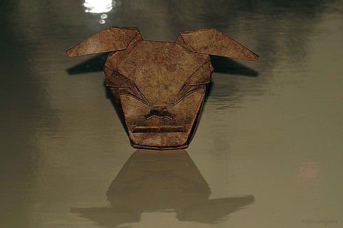 Origami Lion Mask (Akira Yoshikawa)