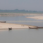 Tranquil Scene on the Irrawaddy River by John Russell