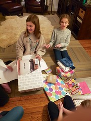 Lily Opening Birthday Presents