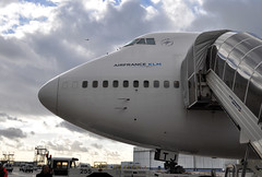 F-GITJ  CDG  LAST FLIGHT BOEING 747 AIR FRANCE - Photo of Le Mesnil-Aubry