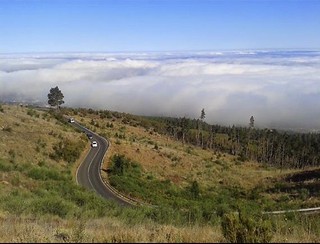 Mar de nubes en el Parque Nacional Del Teide. Santa Cruz de Tenerife (Islas Canarias).