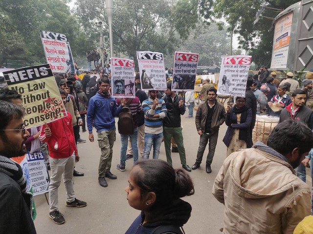 Anti-CAA protests in Jantar Mantar, India, 2020 | J-T.M.