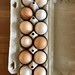 Heritage farm eggs. Some big, some small and all the colours
