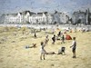 Impressionist image of Exmouth beach in summer 2018. - Photo Impressionism & Art
