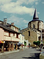 057 Abbey of Saint-Savin-en-Lavedan, 1967 - Photo of Préchac