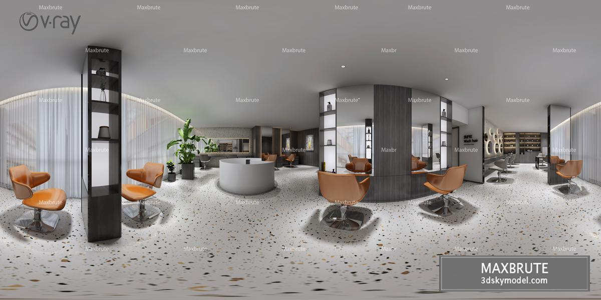 Beauty salon vol1 2020 3d model Download Maxbrute Furniture Visualization