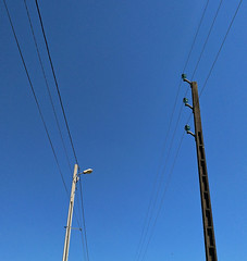 lignes électriques - Photo of Bazoches-lès-Bray