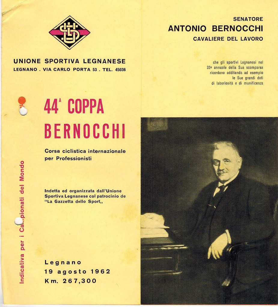 44° Coppa Bernocchi 1962