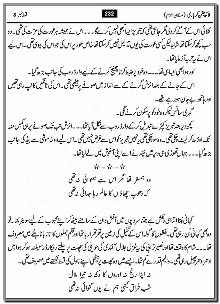 Lakh Jatan Kar Hari Episode 8 Urdu Novel By Muskaan Ahzem