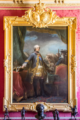 Louis XV Painting, Mars Room,  Palace of Versailles, Versailles, France