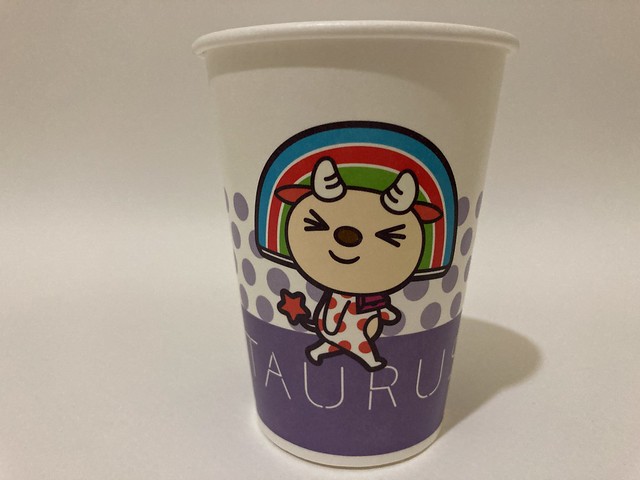 Photo：7-Eleven Taiwan OPEN小將 OPEN-chan Taurus bull By Majiscup Paper Cup 紙コップ美術館