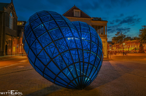 Delft - Blue heart in blue hour
