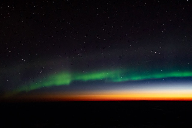 Photo：Aurora and Sunrise By Marcin.P.