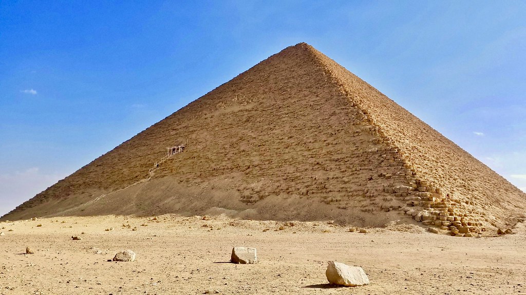La pyramide rouge, sur le site de Dahshour