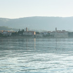 Four churches of Rab in the morning