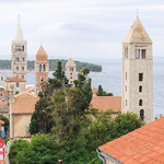 Four churches in Rab and the Adriatic Sea