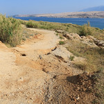 A small landslide on Pag Island