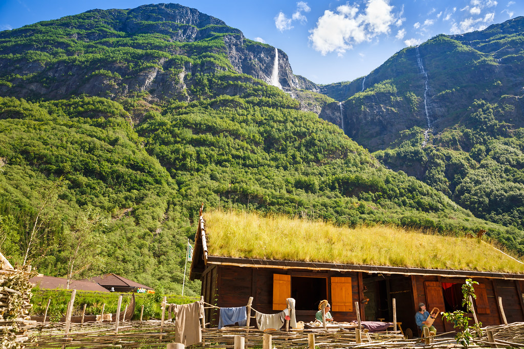 Maison traditionnelle en Norvège