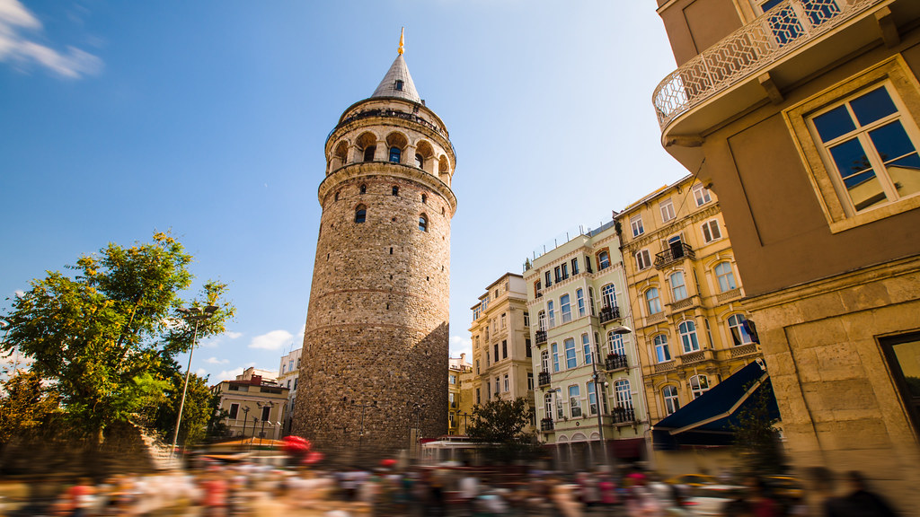 La Tour de Galata, construction médiévale dans le quartier Galata, à Istanbul