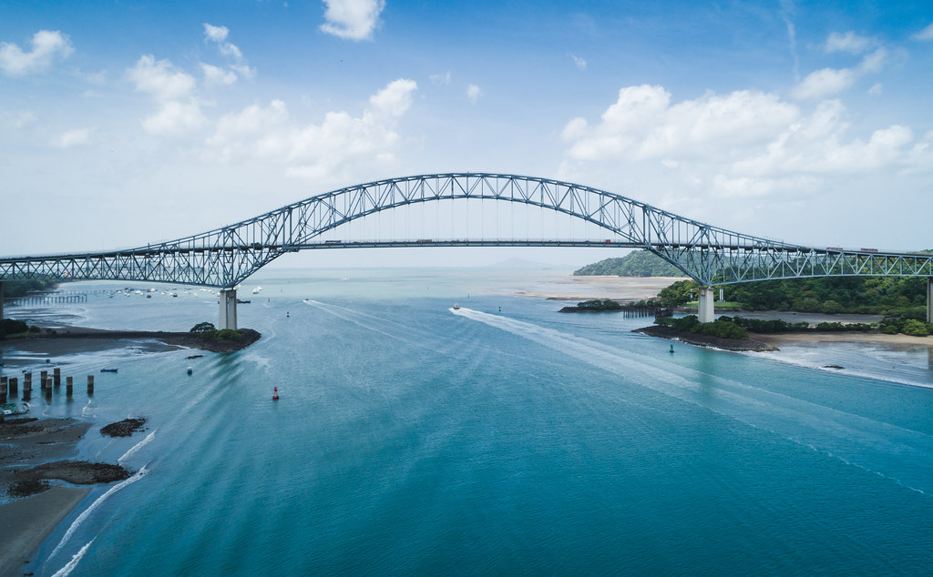 Le Pont des Amériques, sur le canal de Panama
