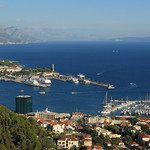 Split's harbour from Marjan hill