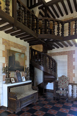 Spiral Staircase (Château de Beaumesnil) - Photo of La Roussière
