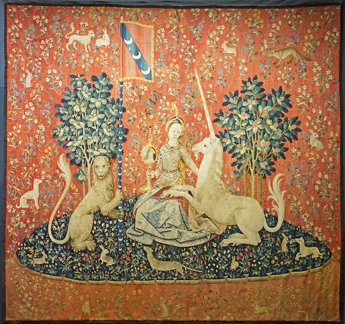 Tapisserie de la Dame à la Licorne (Musée de Cluny, Paris)