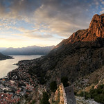Panoramic view from the castle of Kotor
