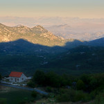 Sunset in the hills near Cetinje
