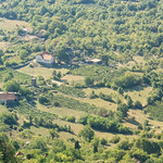 Montenegrin countryside in the hills