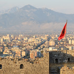 City of Shkodër from Rozafa Castle walls