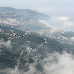 The Ionian coastline below