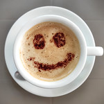 Smiling coffee in Sarandë