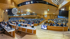 Delegates at the Opening of the WIPO Assemblies 2020 - Photo of Saint-Genis-Pouilly