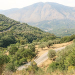Pass road above Muzinë