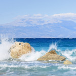 Waves breaking in the Gulf of Corinth