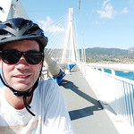 Cycling above the Gulf of Corinth