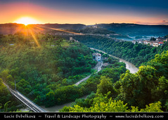 Bulgaria   Veliko Tarnovo   Tsarevets at Sunrise 
