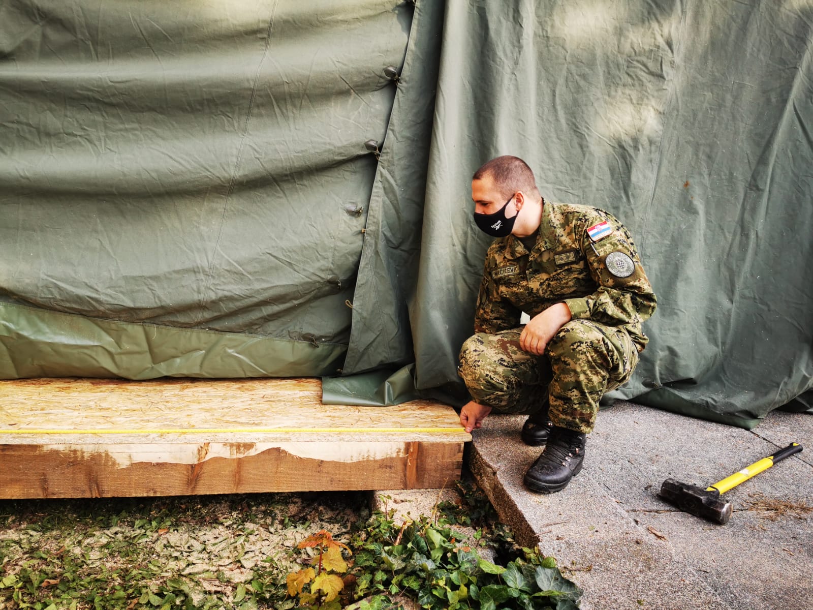 Hrvatska vojska pružila dodatnu potporu Klinici za infektivne bolesti | Foto: Hrvatska vojska / ZzP