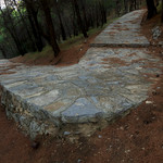 Road to the monastery of Profitis Ilias
